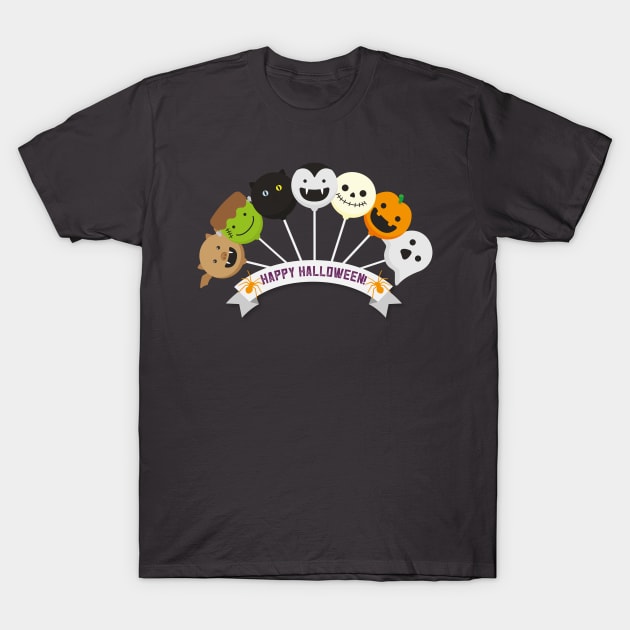 Halloween Cakepops T-Shirt by superdupertees